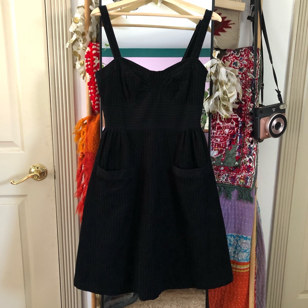 Maple Corduroy Babydoll Dress